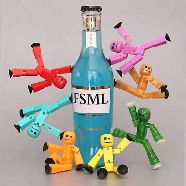 Stikbot Actionfigurer i tilfældig farve - sjove animationsdukker med G Db