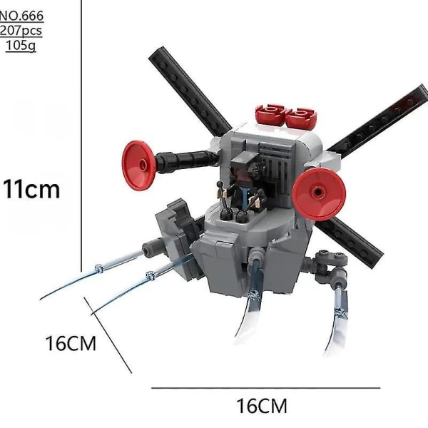 Skibidi Toalett Leksak Byggsten Titans Kameraman Tv Man Kameraman Speakerman Skibidi Toalett Klocka Man Titans Borr Högtalare Db Building Block6