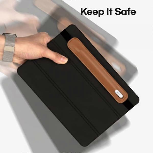 Apple Pencil Holder Etui til 1. og 2. generation med elastikbånd, PU læder stylus pen ærme til tablets[DB]