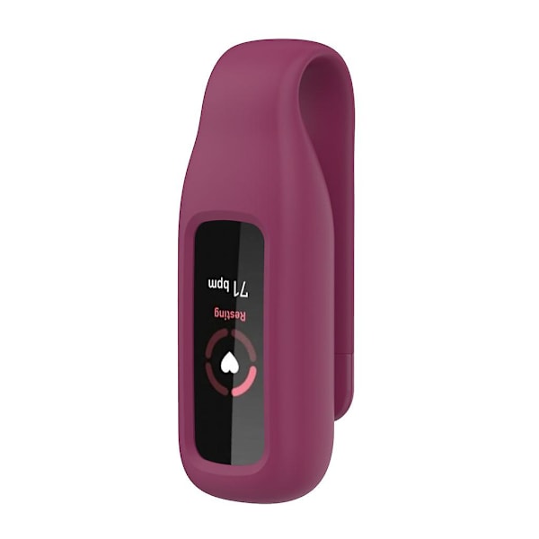 Metallklips Silika Etui for Fitbit- Luxe Smart Anti-tapt Skallspenne [db] Red