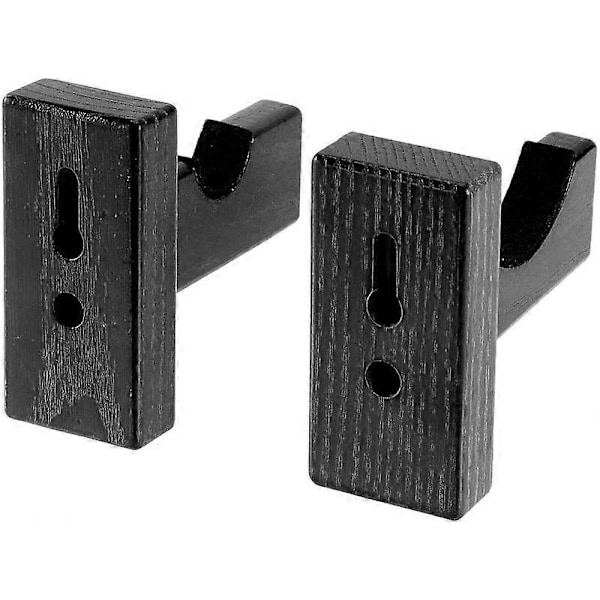 4-pack Baseballträ Displayfodral Hållare, Massivt Trä Rack Fästen Baseballträ [db]