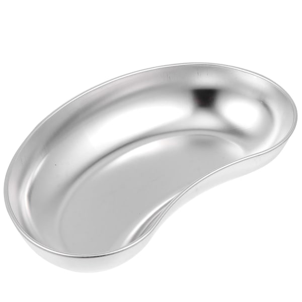 Db 1 stk rustfritt stål kirurgisk brett multifunksjonell nyrebrettplate Silver 20X11.5X3.8CM
