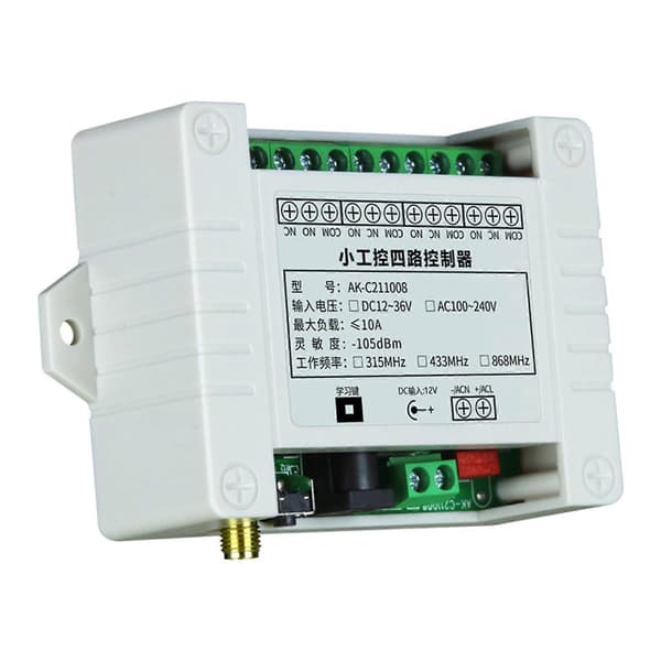 3000m för DC 12V 24V Kontroller RF Trådlöst Fjärrkontrollsystem 433MHz [DB] 433MHZ