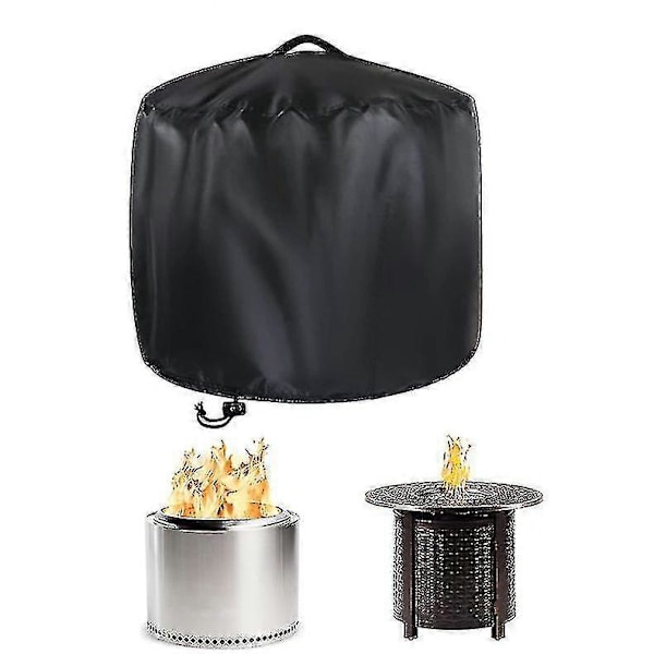 Eldstadstäcke Runt Vattentätt Utomhus Eldstadstäcke 420d Oxfordtyg Fullt Täckande Patio Eldstadstäcke js {DB} M  D22 x H14 inch