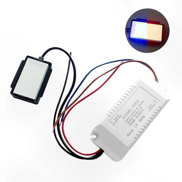 LED Spejl Touch Sensor Kontakt til Badeværelsesbelysning, 300W [DB] Dark Grey