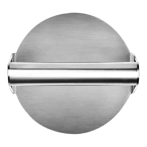 Ruostumattomasta Teräksestä Valmistettu Burger-Painin, 5,5 Tuumaa, Pyöreä Burger-Murskain, Tarttumaton Peikonliha- ja Grillin Painin [DB] Silver
