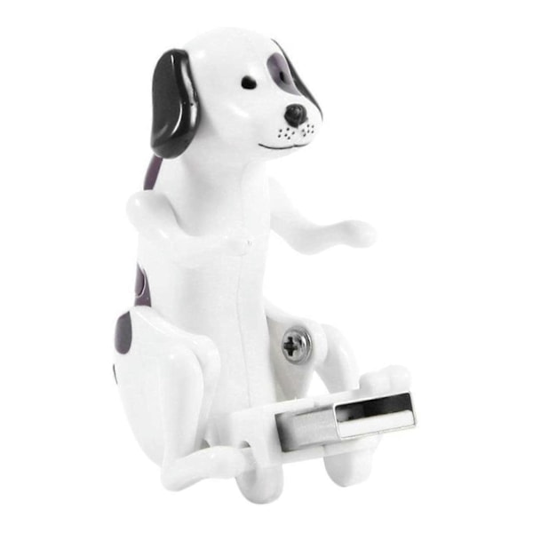 Rea Rolig Knullande Hund USB-minne Hund Viftar Med Baken När Den Används Nyhet USB3.0 [DB] White