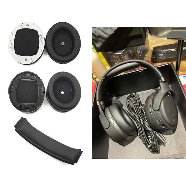 Ørepuder til Hyperx Cloud Orbit S Gaming Headset Ørepude Pude Proteinlæder [Db] B