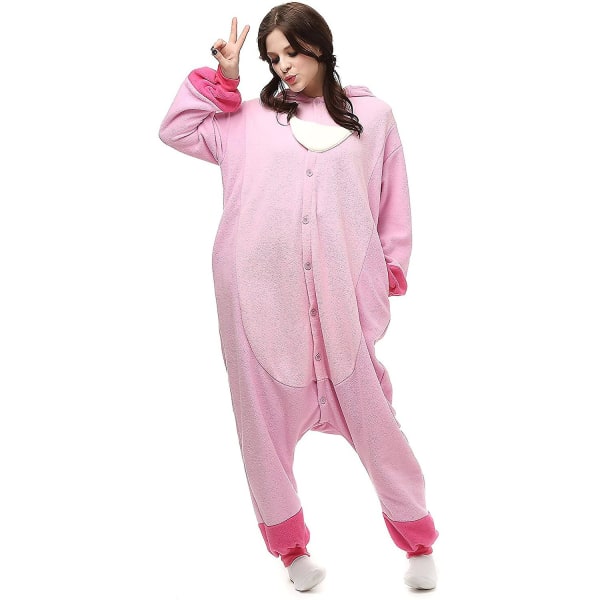 Rainbow Horn Monster Stitch Kostym Pyjamas Body Kigurumi Jumpsuit Pyjamas Animal Hoodie