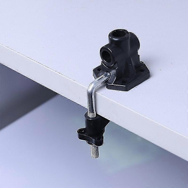 Fäste klämma DIY fast skrivbordslampa klämma beslag skruv kamera blixt hållare passar för mikrofonstativ skrivbordslampa [DB]