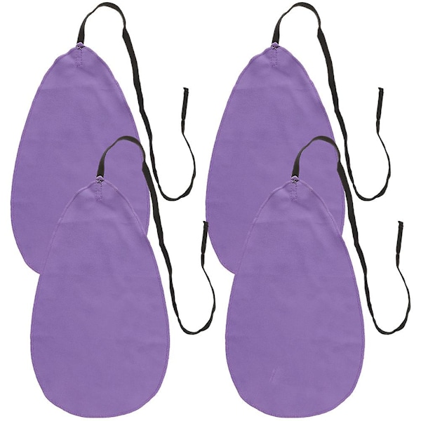 4 st Klarinett Rengöringsduk Flöjtrengöringsduk Saxofon Inre Rör Torkduk {Db} Purple 31.5x15cm
