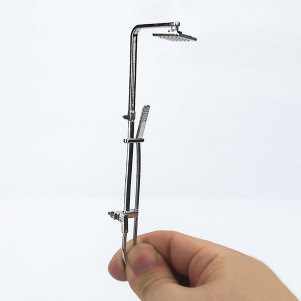 Farfi Moderni tyyli nukketalo seos suihkupää malli Diy miniture kylpyhuone tarvike db A