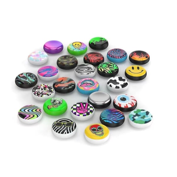Pop Puck Hand Spinner Elastisk Pop Up Magnet Leker Dekompresjon Fidget Toys Gaver-farge: 2 stk Magnet Fgao