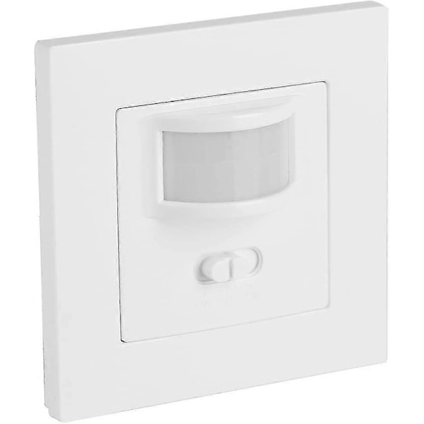 Rörelsesensor Ljusbrytare, Inbyggd Vanlig På/Av Och Infraröd Brytare För Trappor Korridor Kök (1st, Vit) db