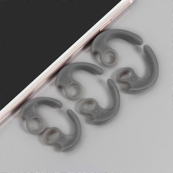 3 Par/Sæt Bløde Silikonetui Ørehage In-Ear Ørepropper til Sony Øretips S/M/L [DB] Black