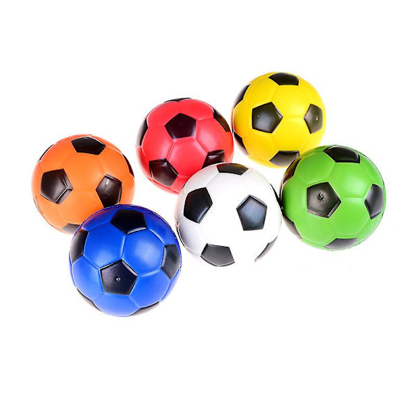 10cm Pu Svampar Anti Stressboll Studsande Fotboll Barnleksak Utomhus Sportspel [db] Football