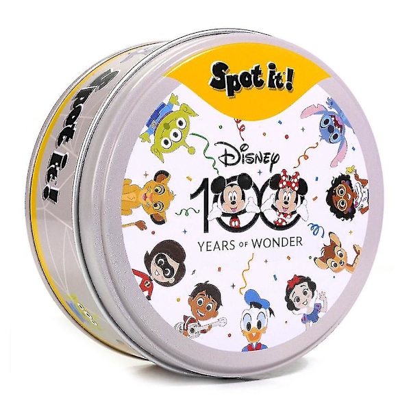 Cartoon Spot It Matchande Kortspel Logiskt Resonemang Övning Brädspel Present Till Barnens Dag {db} Mickey Mouse yellow