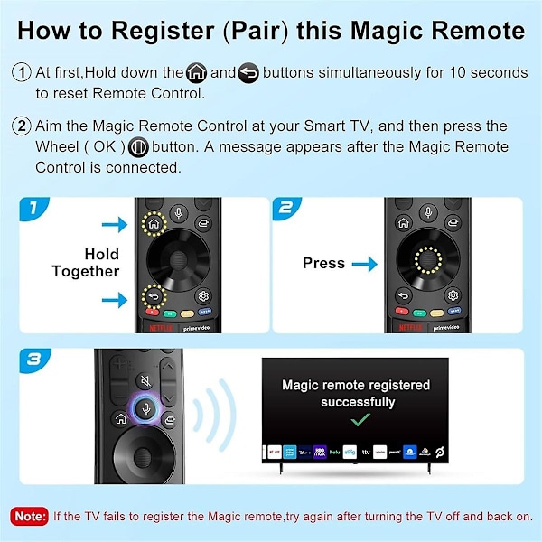 MR23GA Stemmefjernkontroll-erstatning for LG-fjernkontroll 2023 LG Smart TV-fjernkontroll AN-MR19BA AN-MR600G A {Db} Black