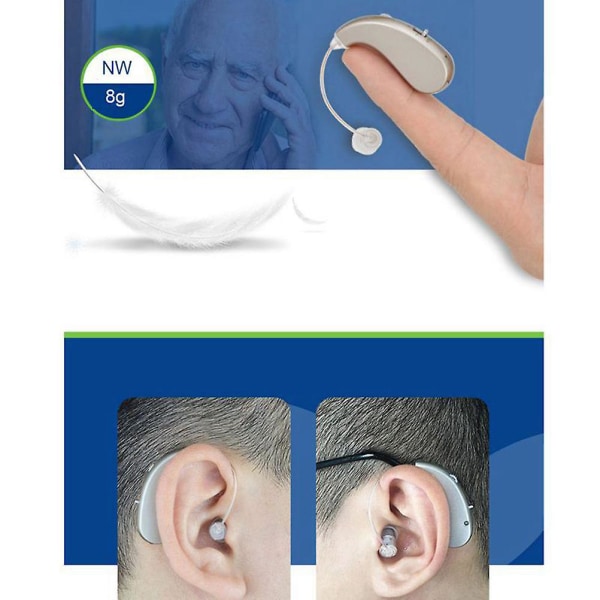 1 st uppladdningsbar digital hörapparat USB power Ljudförstärkare för patient med hörselnedsättning Äldre