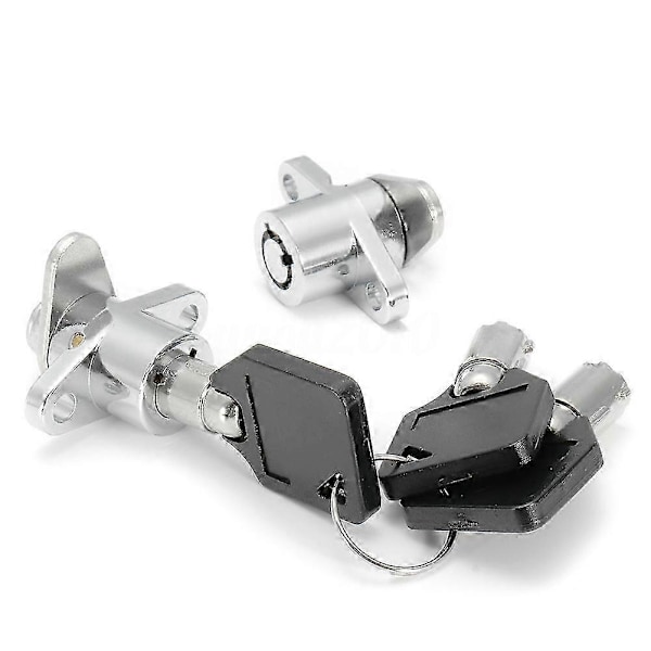2x Hard Veskelås 3 Nøkler Sett For Touring Glide Road Ny db