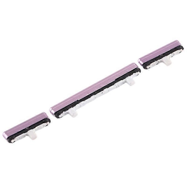 For Samsung Galaxy Note9 N960 3 stk./sett OEM Strøm På/Av og Volum Sideknapper [db] Purple Samsung Galaxy Note9 N960