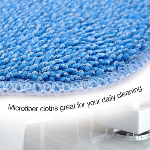 8 pakker udskiftning dampmoppe rengøringspuder til Vax S85-CM dampmikrofiber rengøringspude puder rene  [dB} blue