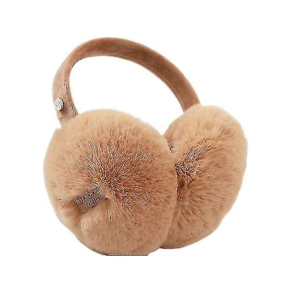 2024 Uudet Unisex Talvi Lämpimät Bluetooth-Korvanlämmittimet Langattomat Pehmeät Kuulokkeet Musiikki Korvanlämmittimet [DB] Camel
