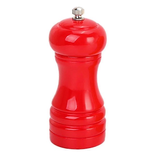 Tre Salt- og Pepperkvern Hånddrevet Kvern Fyllbar med Justerbar Grovhet Keramisk Rotor P db red