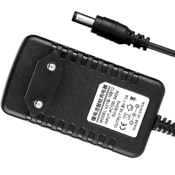 Värmebeständig 16.8V/1A Li-jon Laddare Adapter 100-240V Ingång Litium Laddare Adapter EU-kontakt -YM [DB]