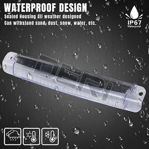 LED 3. bremselys bil tak baklys bar stoppindikator 30cm vanntett universell for bil SUV Seden ekstra baklys del db 1pc Red Shell CHINA