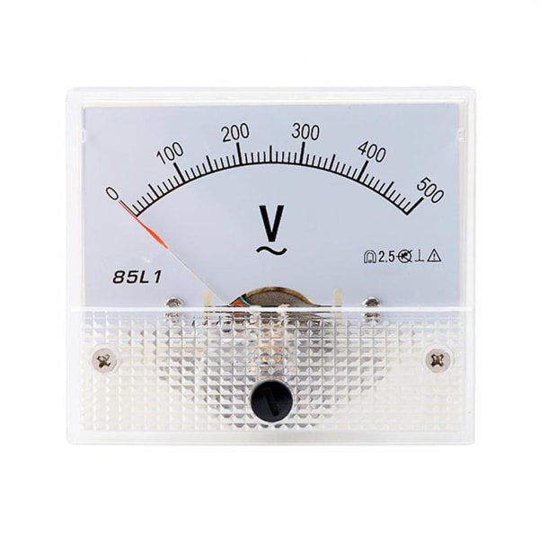 Rektangulär panelmonterad strömmätare Amperemeter Testare 2,5 Noggrannhet 5 Standard [DB] 0-500V