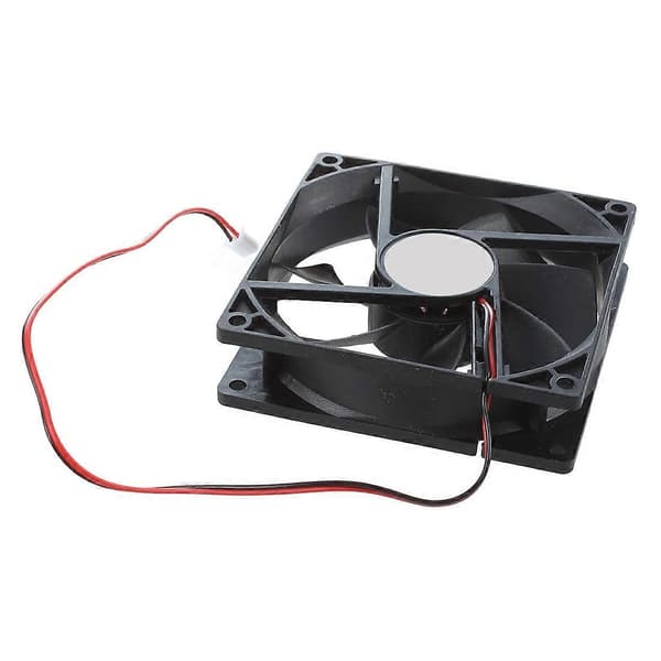90mm x 25mm DC 12V 2-benet køleventilator til computerkabinet CPU-køler [DB] Black