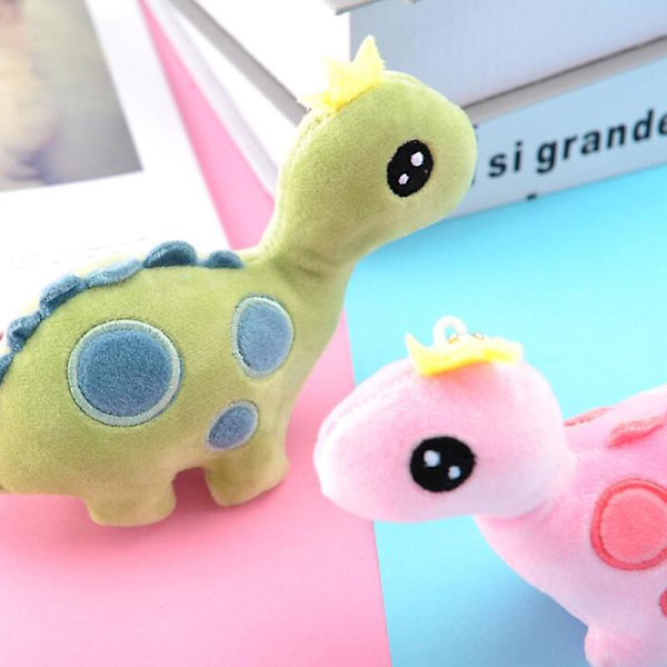 Söpö uusi pehmo riipus lelu eloisa ihana kruunu dinosaurus nukke syntymäpäivälahja [DB] Green 1 Pc