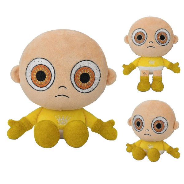 25cm The Baby In Yellow Plys Legetøj Kawaii Baby Fyldte Bløde Dukker Horror Spil Plys Figur Børn Legetøj Til Børn Baby Gaver [DB]