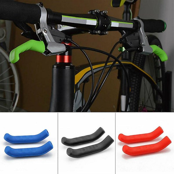 1 par silikone cykelgreb greb beskyttere skridsikker cykel bremse håndtag håndtag ærme MTB cykel