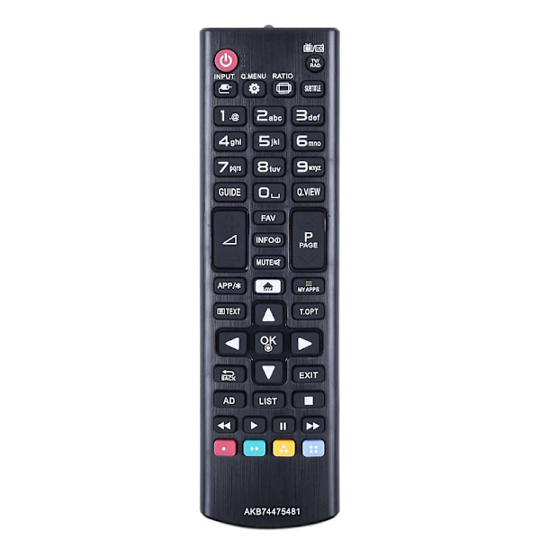 Akb74475481 Fjärrkontroll för LG LED LCD Smart TV 32lf592u 43lf590v 43uf6407 43uf640v 49uf6407 {DB} Black