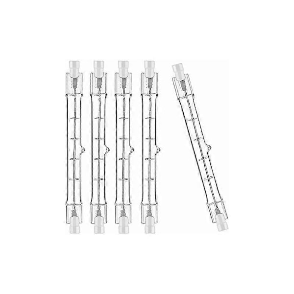 10 stk. R7S halogenlampe, 118 mm, 300 W, 230 V, R7S halogenstav, 118 mm, R7S halogenlampe, dimbar halogen stavlampe for bygglamper, arbeid [DB] style3867