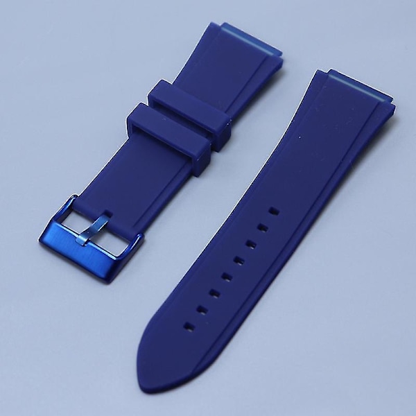 Silikonarmband för Guess W0247G3 W0040G3 W0040G7 Klockor Navy-Blue Buttons