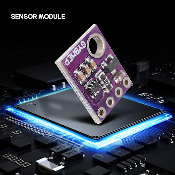 3 st BMP280 Kompatibel med BMP280 Digital 5V Temperatur Fuktighetssensor Atmosfärisk Barometrisk Pr [DB] purple