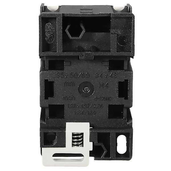 AC-kontaktor AC220V spole 18A 3-fas 1NO 50/60Hz motorstartrelä LC1 D1810 svart  [dB}