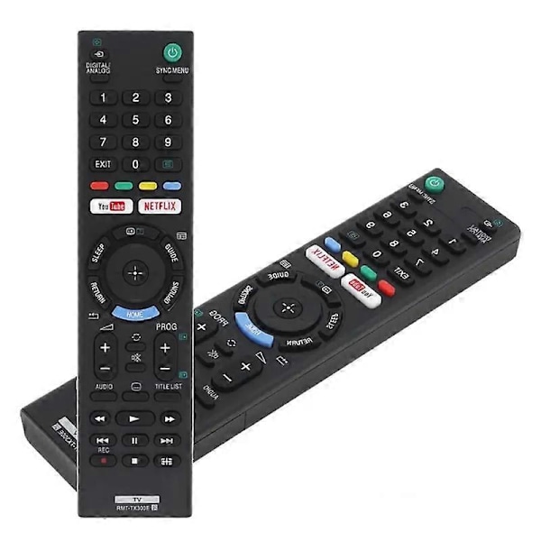 RMT-TX300E Fjernkontroll for Sony TV RMTTX300E Youtube Netflix db