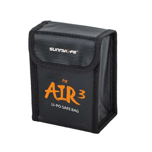 For Air 3 batteri Explosionssäker väska Litium säkerhetsförvaringspåse Flamskyddande skyddsväska Ac