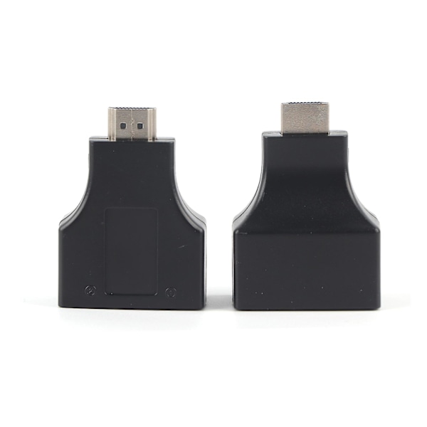 HDMI-kaksiporttiseen RJ45-verkkokaapelilaajentimeen Cat 5e & 6 1080P 3D HDTV tietokoneella-YM [db]