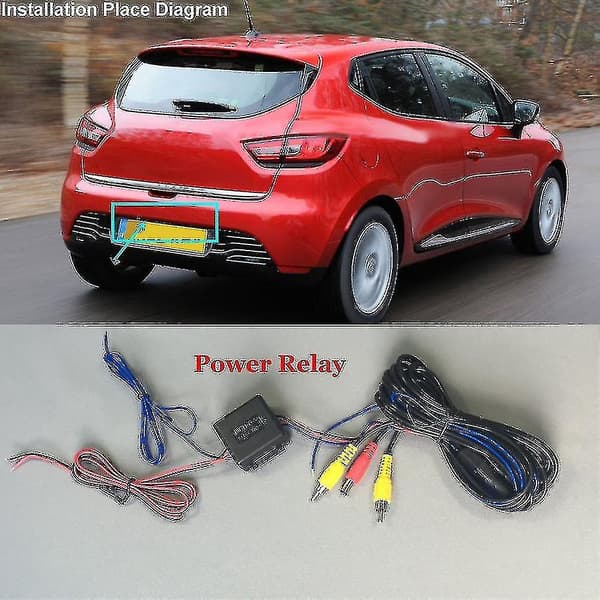 Backkamera för Renault Clio 4 Iv 2012-2018 - ya {Db}