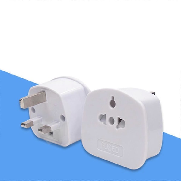 Liten Britisk til Europeisk Stikkontakt Adapter Strømomformer AC 250v Innendørs [Db]