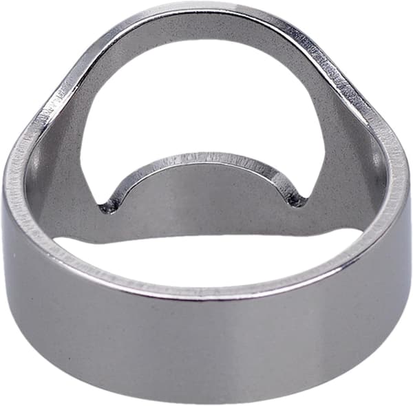 Ölflasköppnarring - Ölflasköppnarfingerring | Barkit, Kan Rostfritt Stål Köksredskap, Öppnare[DB] Silver