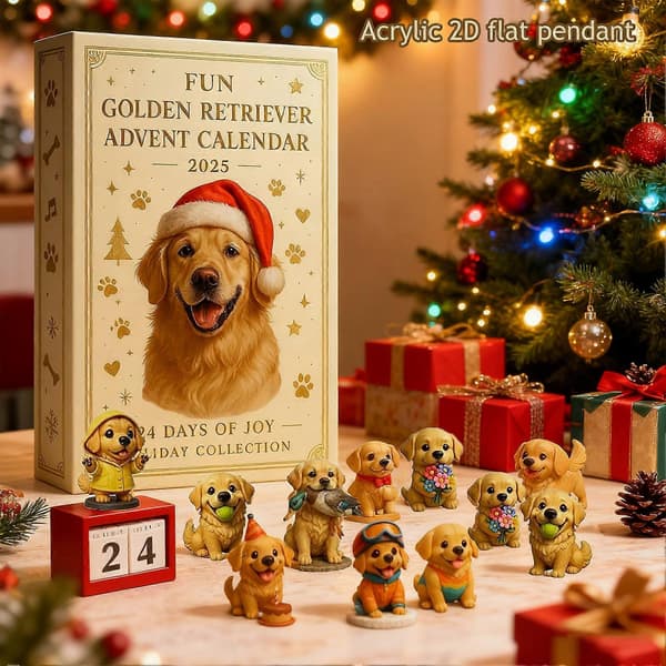 Julekalender for hundeelskere og festlig innredning[DB] A