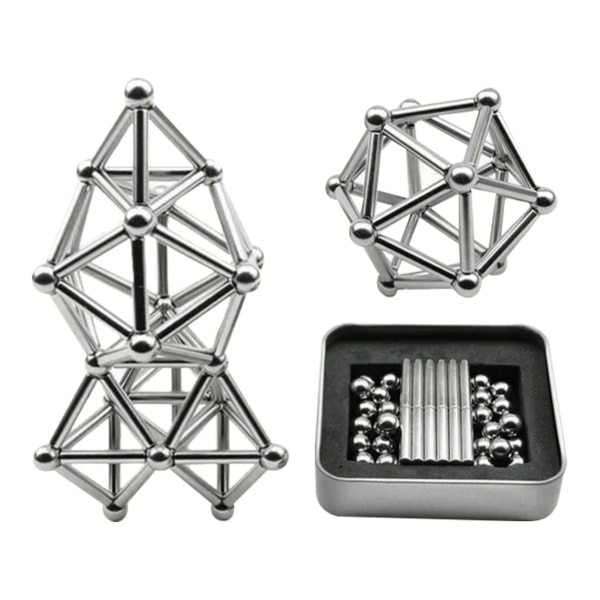 63 st Imagination Game Vuxen Pedagogisk Leksak Klassisk Magnetisk ByggDB
