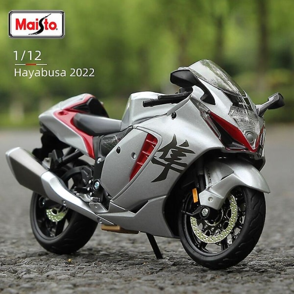 Maisto 1:12 Suzuki Hayabusa 2022 Sportster Motorcycle Model Static Die Cast Vehicles Collectible Moto Toys Gift Collection Db