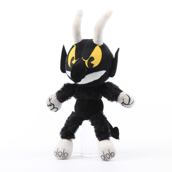 Plush Doll Kids Toy Cuphead Game Cuphead & Mugman Mecup Og Brocup [DB] Black